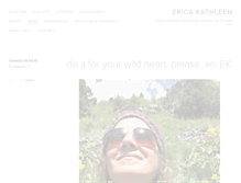 Tablet Screenshot of ericakathleen.com